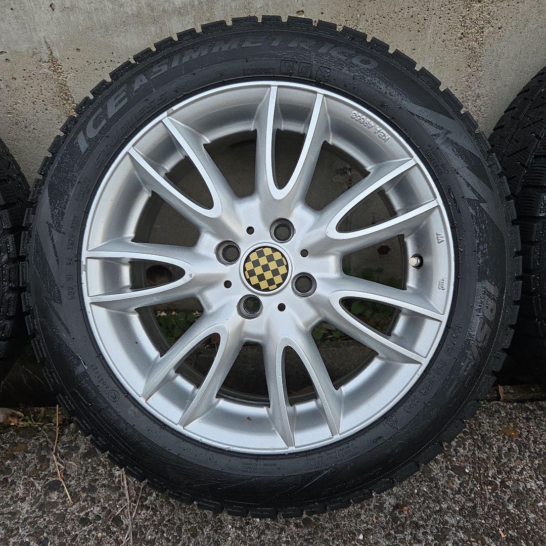 中古　スタッドレスタイヤホイール4本 16インチ 4H100 6.5J +48