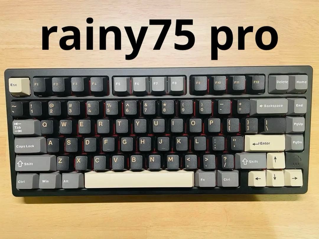 wobkey RAINY75pro ブラック COCOA軸
