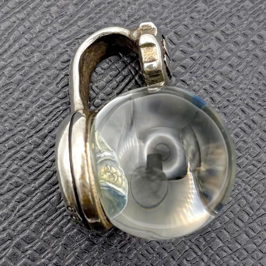 スターリンギア ニュースカルマーブル ペンダント ブルー サイン入り 希少 美品