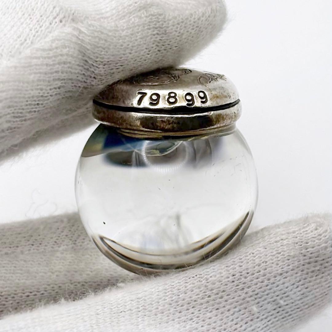 スターリンギア ニュースカルマーブル ペンダント ブルー サイン入り 希少 美品