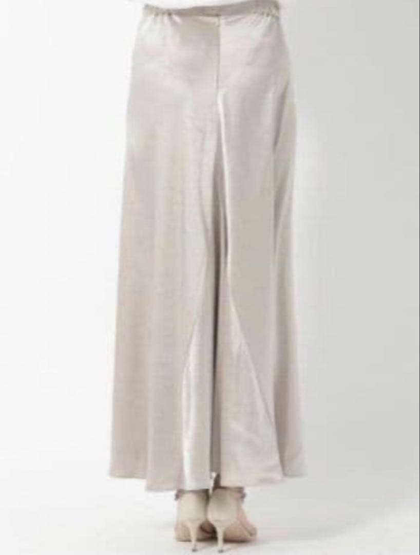 Chaos ラッドサテン フレアロングスカート