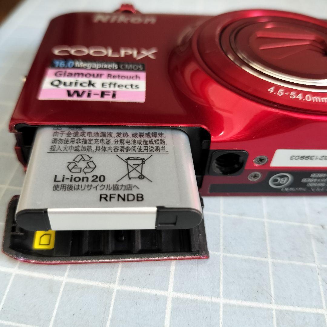 Nikon COOLPIX s6500 レッド コンパクトデジタルカメラ
