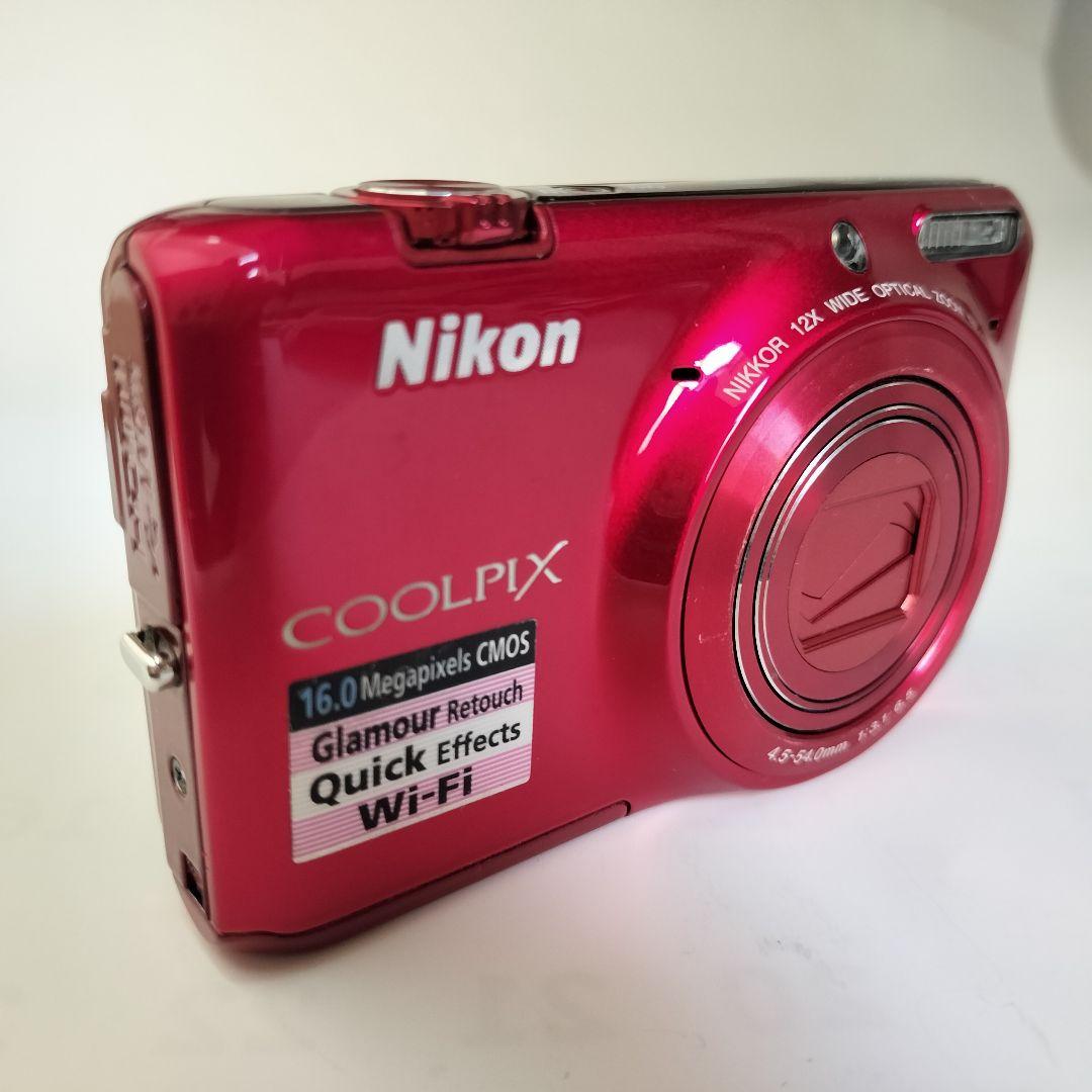 Nikon COOLPIX s6500 レッド コンパクトデジタルカメラ