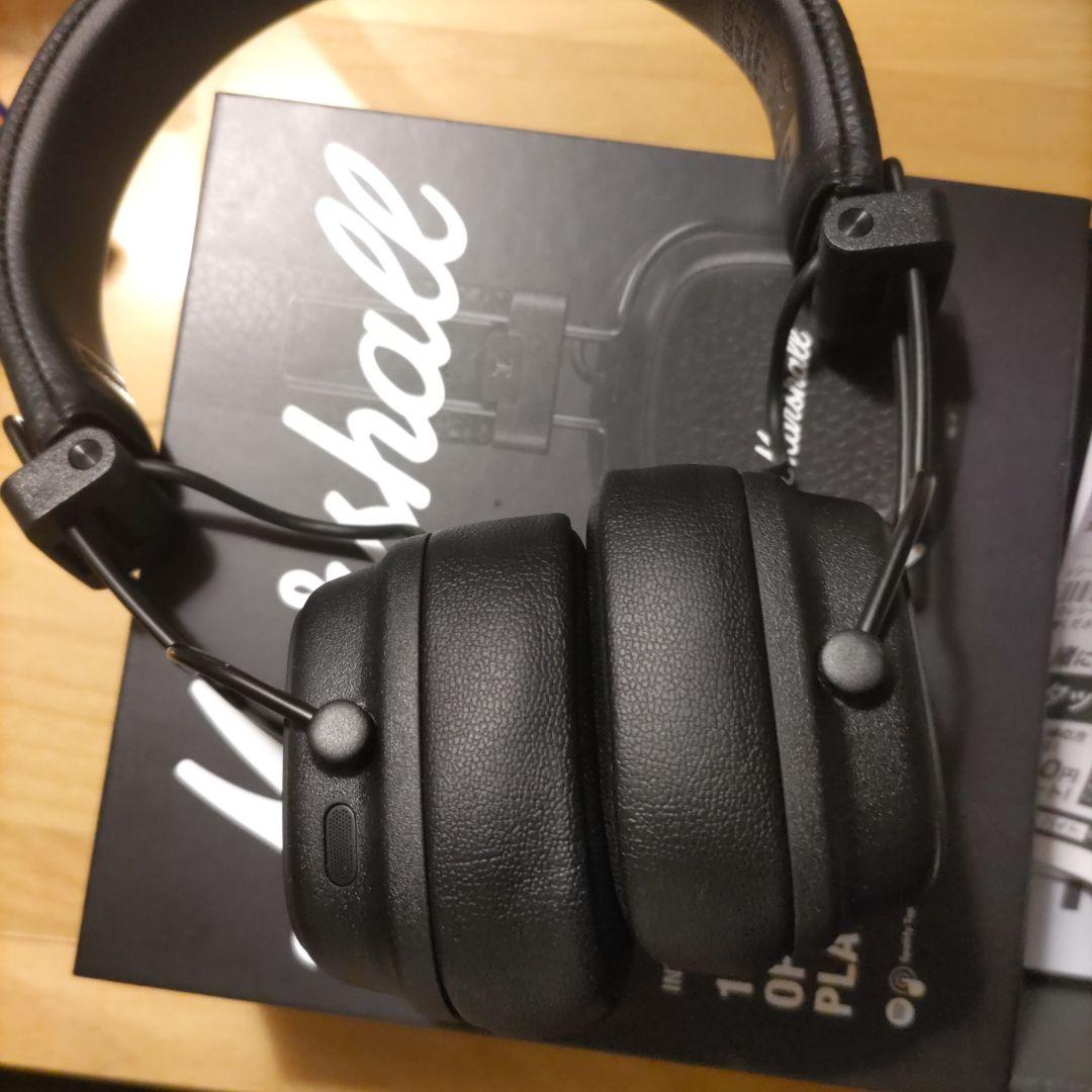 期間限定値下げ中！MarshallMajorVブラック ワイヤレスヘッドホン