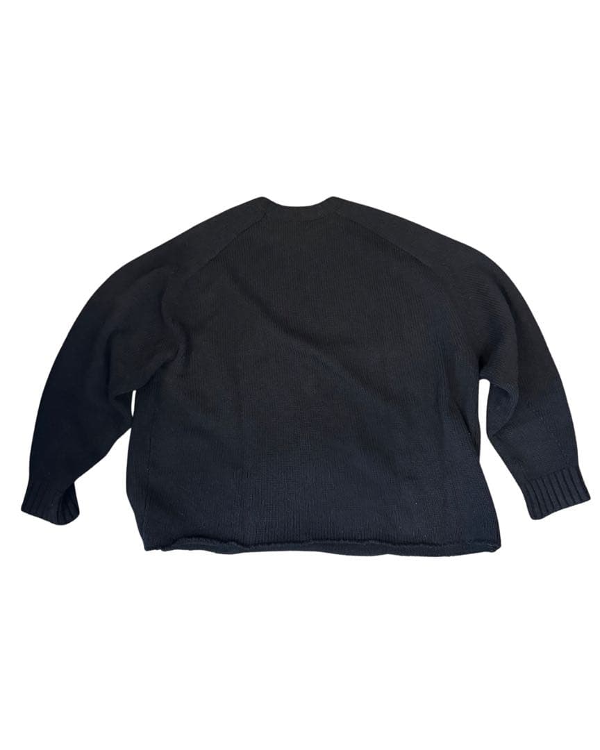 H Beauty&Youth スポンディッシュ ウール ワイドクルーネックL