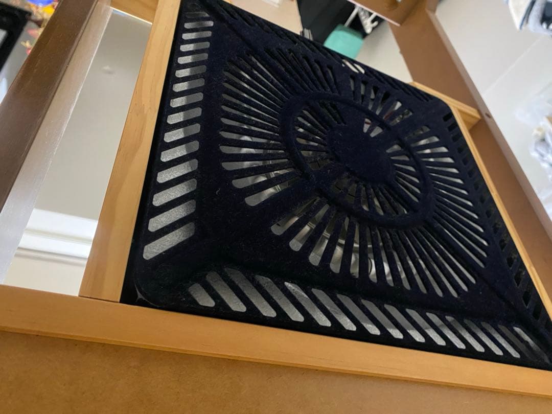 ニトリ 木製こたつテーブル 105cm長方形 ブラウン 毛布付き