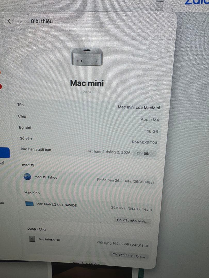 Macデスクトップ Mac mini m4