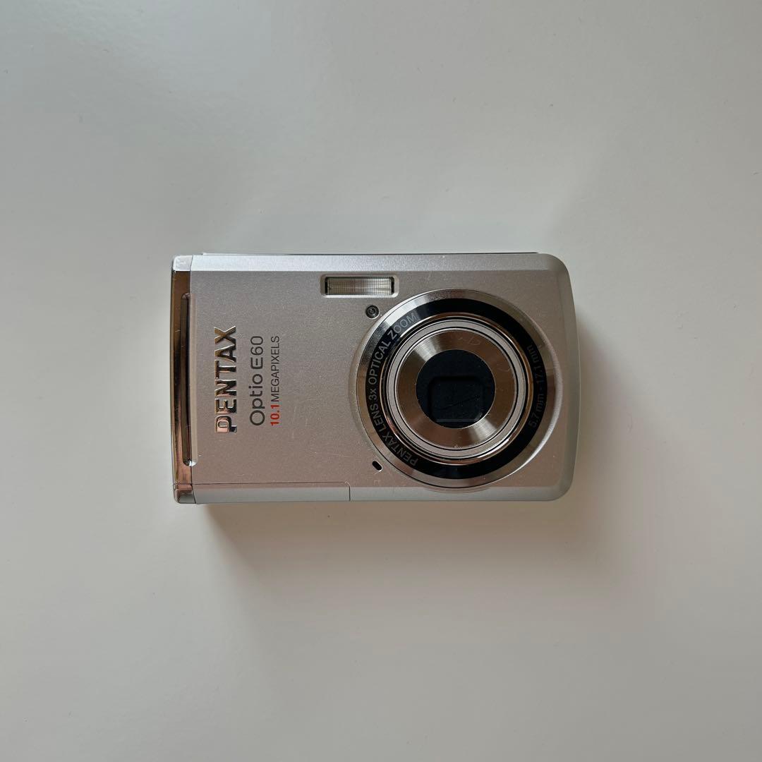 PENTAX Optio E60 シルバー コンパクトカメラ