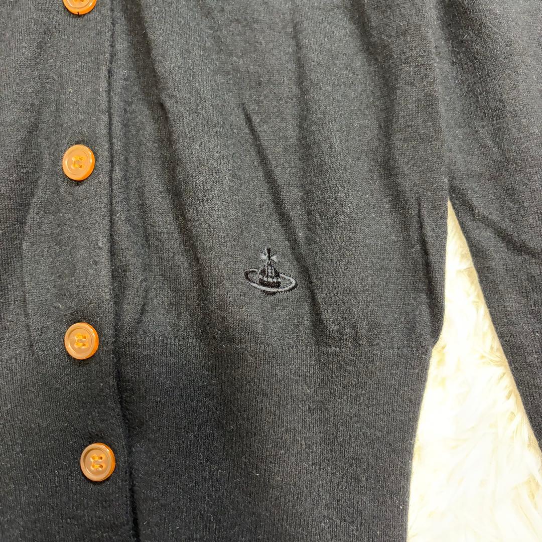 美品✨ヴィヴィアンウエストウッド カーディガン ボウタイ オーブ アンゴラ 黒