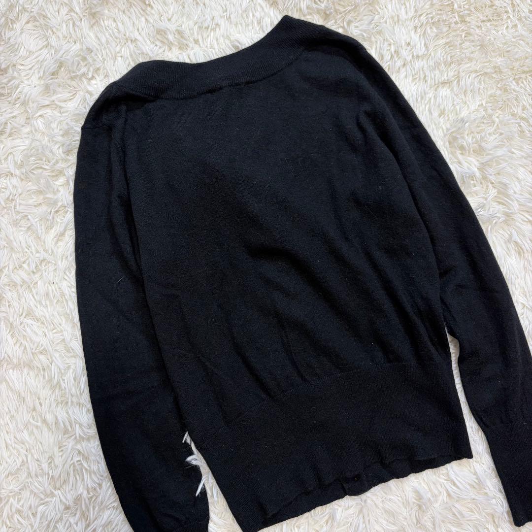 美品✨ヴィヴィアンウエストウッド カーディガン ボウタイ オーブ アンゴラ 黒