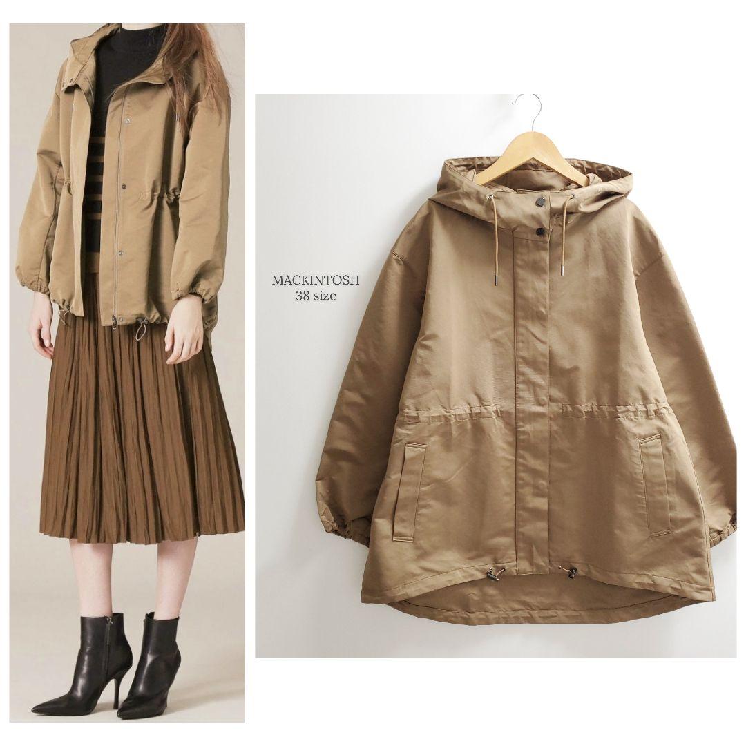 美品☆23AW☆マッキントッシュ ポリエステルグログランコート ブルゾン