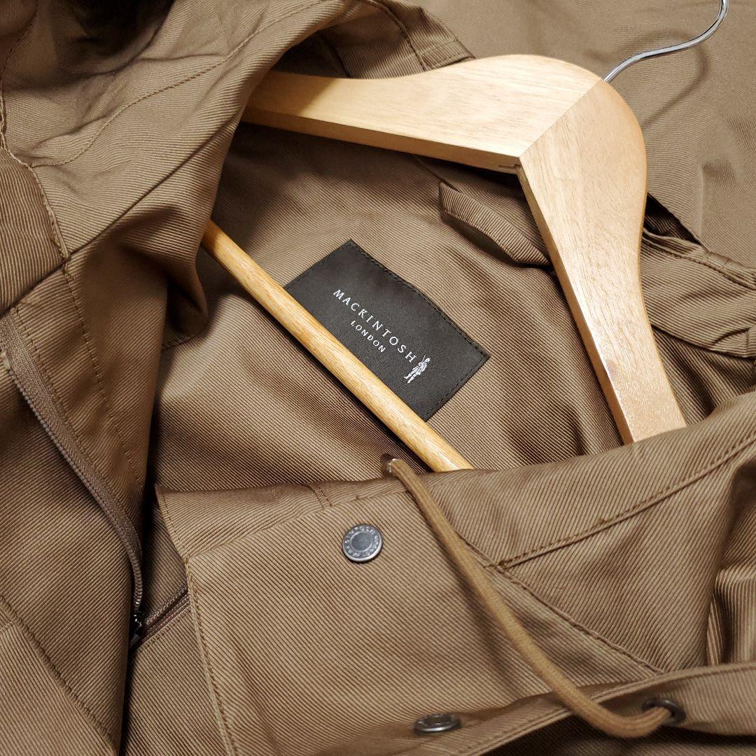 美品☆23AW☆マッキントッシュ ポリエステルグログランコート ブルゾン