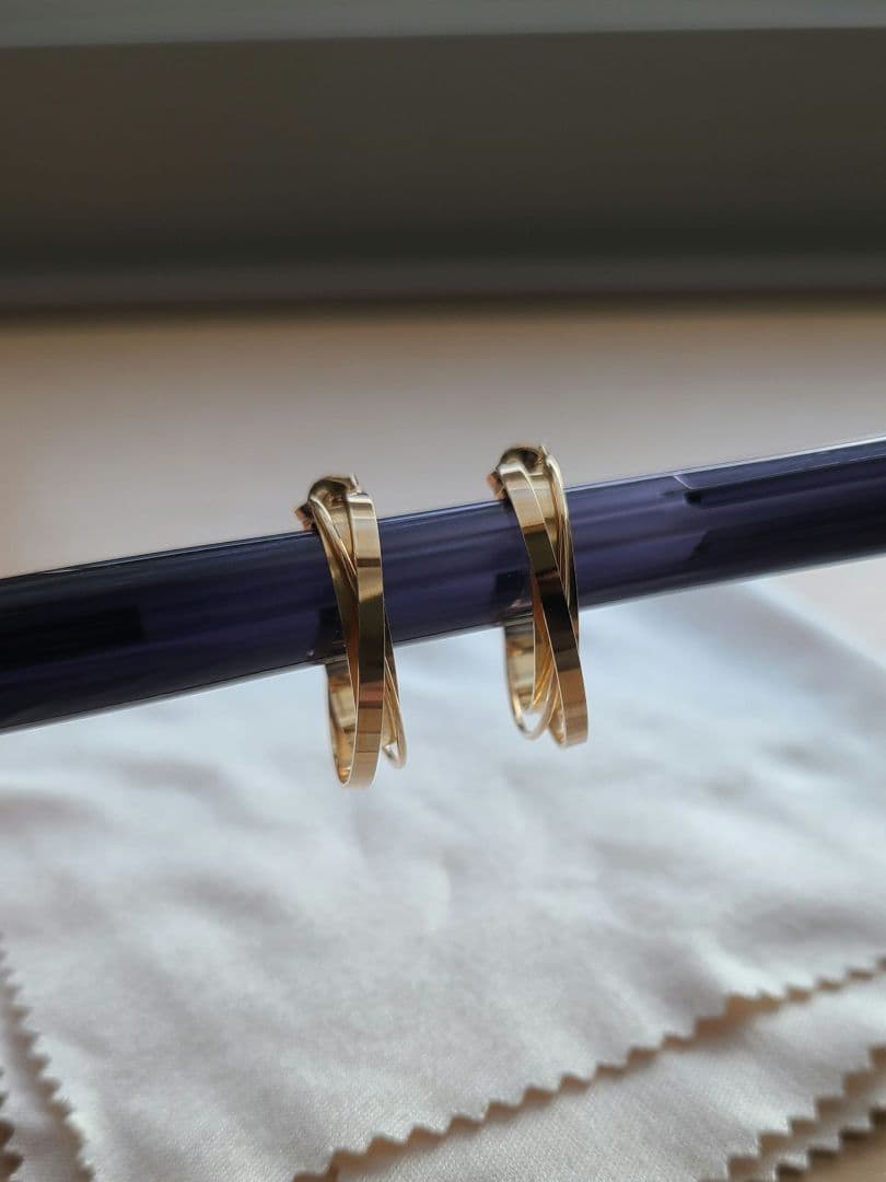 ココシュニック　10金　フープピアス