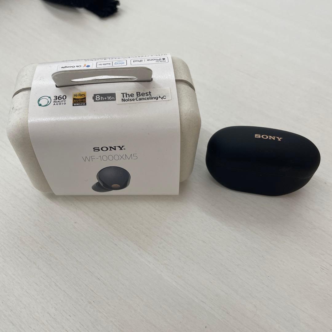 SONY WF-1000XM5 ワイヤレスイヤホン ブラック　ケースのみ