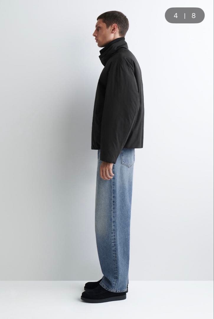 COS パデッドファンネルネックダウンジャケット