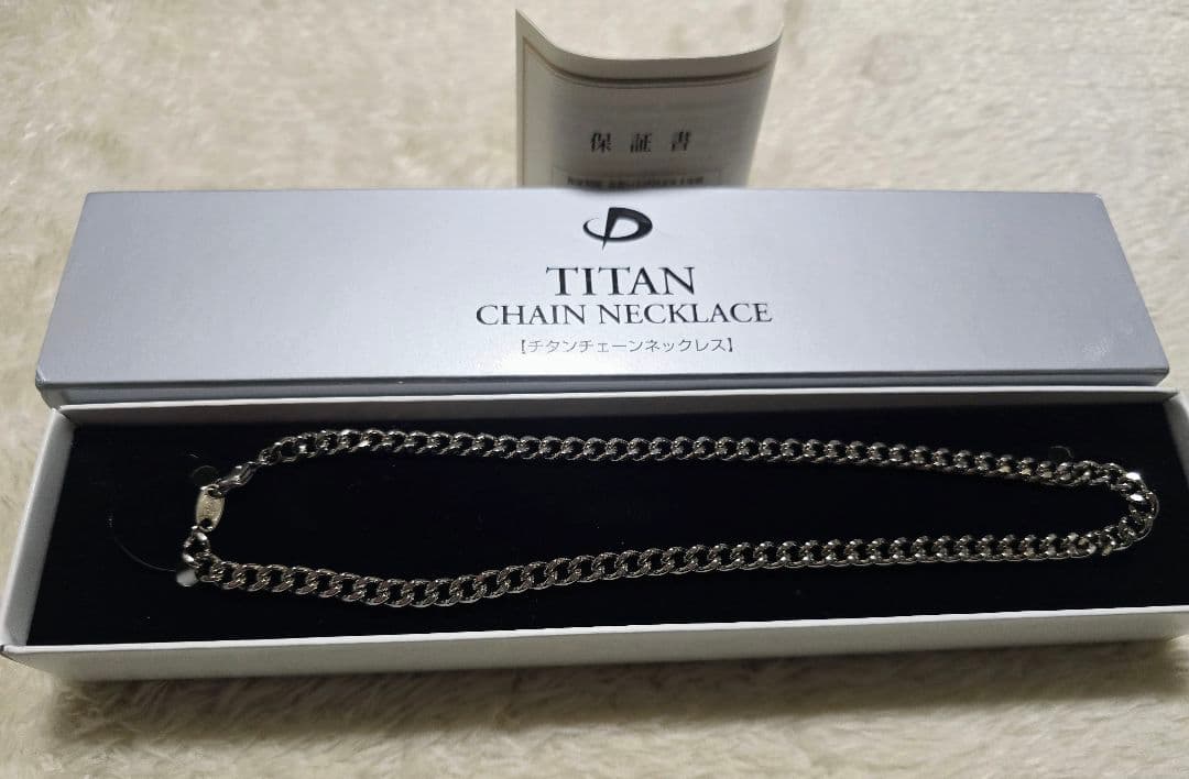 ファイテン チタンチェーンネックレス 40cm 【新品未使用品】