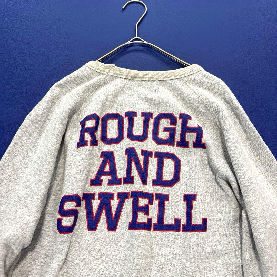 ラフアンドスウェル　スウェット　トレーナー　グレー　M ビッグロゴ　メンズ