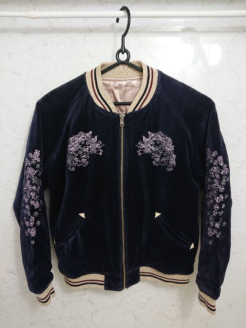 TK/タケオキクチ×ちきりやコラボ リバーシブル別珍スカジャン サイズ3(L)