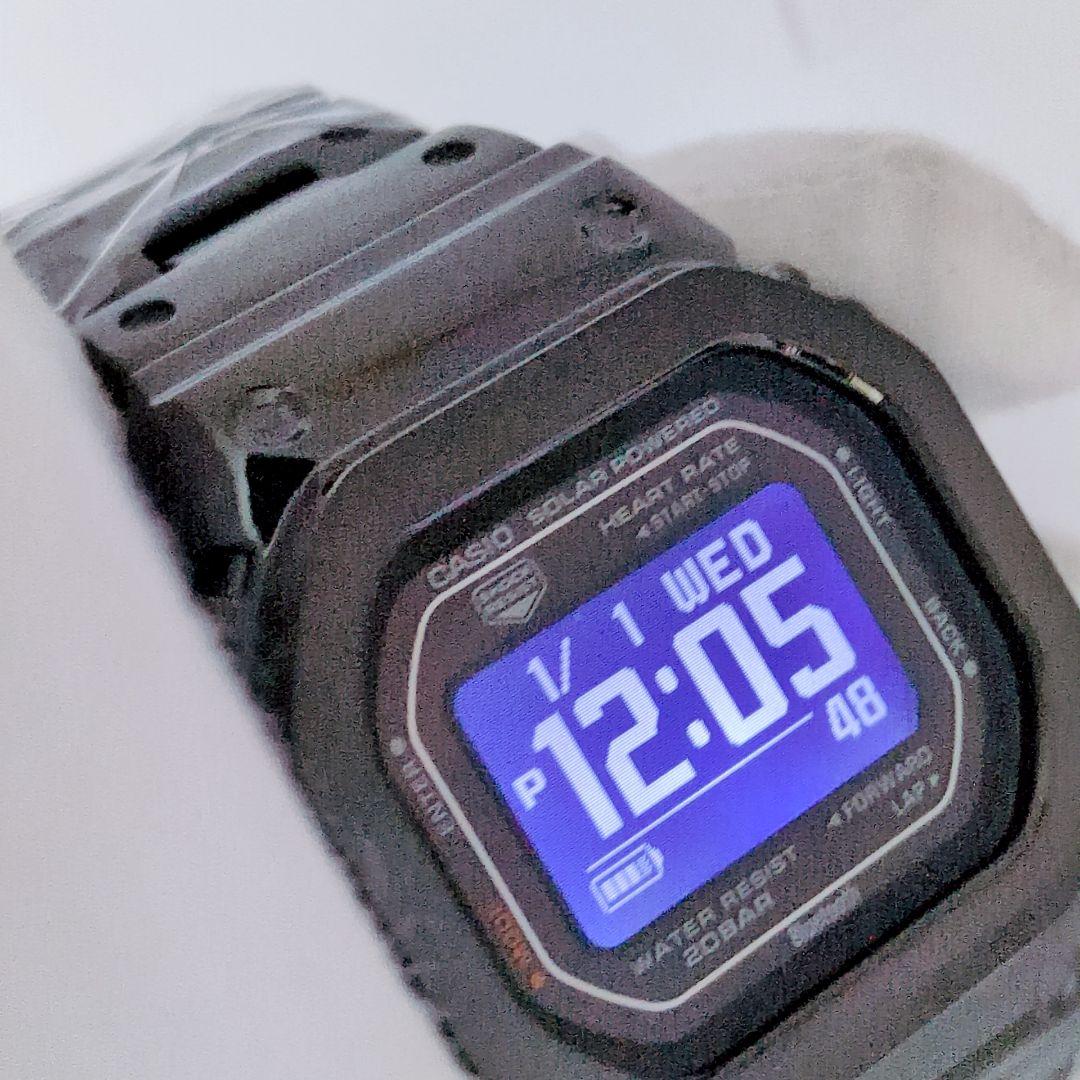 【稼働品】G-SHOCK DW-H5600 カスタム ブラック メタル