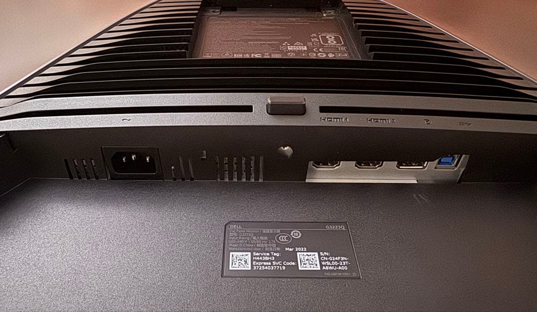 DELL G3223Q 4K 32インチ IPS 144Hz ゲーミングモニター