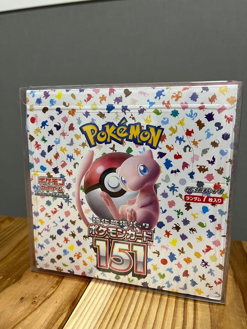 ポケモンカード151 BOX 新品未開封 シュリンク付き
