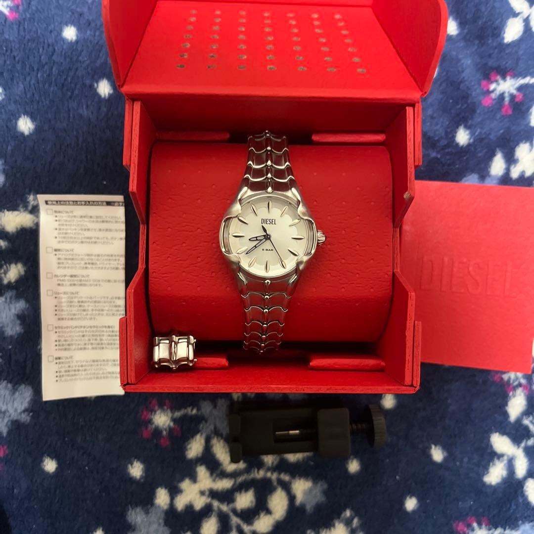 DIESEL アナログ時計 シルバー