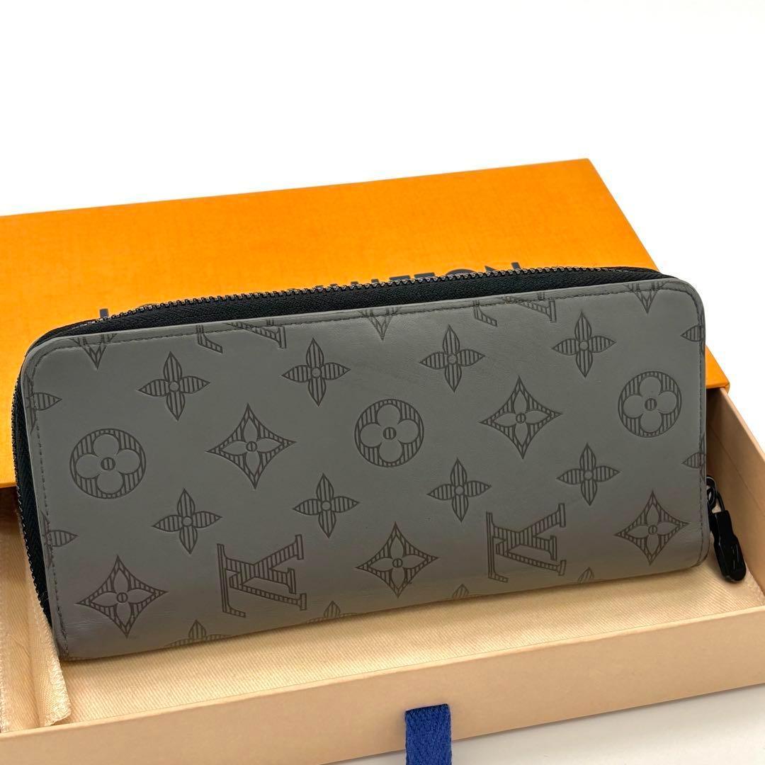 ルイヴィトン 長財布 シャドウ ジッピーウォレット ヴェルティカル 1210