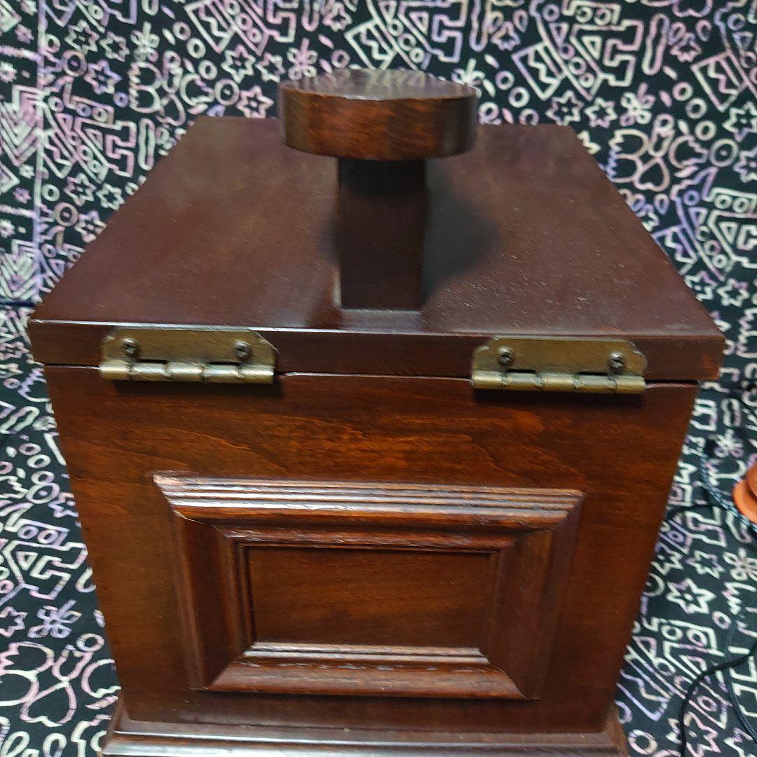 最終値下げ 木製靴磨き収納ボックス クラシックスタイル