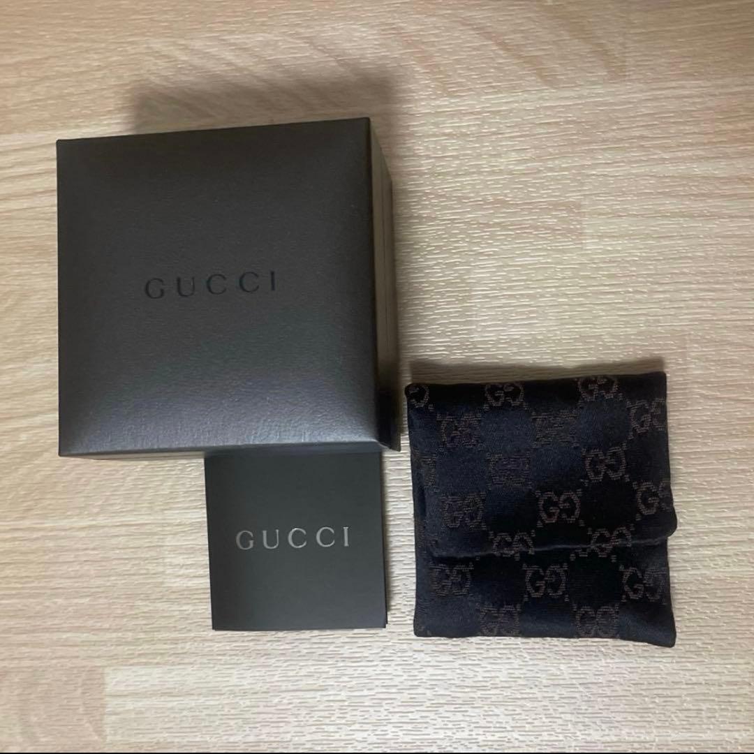 美品‼️ GUCCI グッチ ロゴ プレート ネックレス シルバー925 正規品