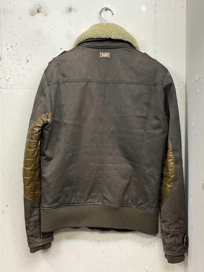 DOLCE & GABBANA 襟ボア ジャケット D&G 48 イタリー製