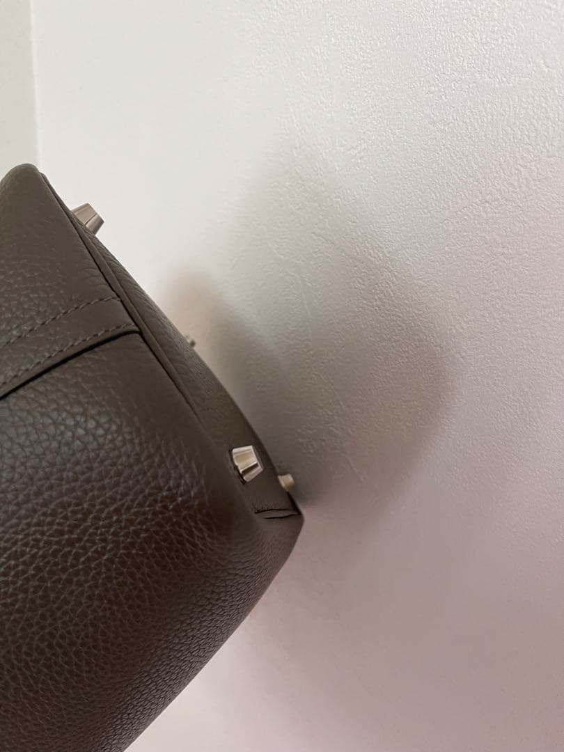 専用　本革ハンドバッグ　キューブバッグ　バケツ型バッグPM手縫い