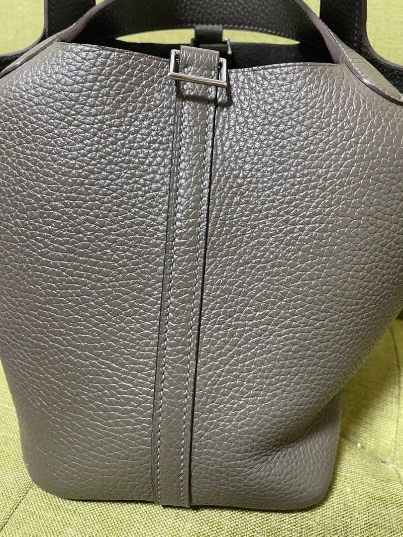 専用　本革ハンドバッグ　キューブバッグ　バケツ型バッグPM手縫い