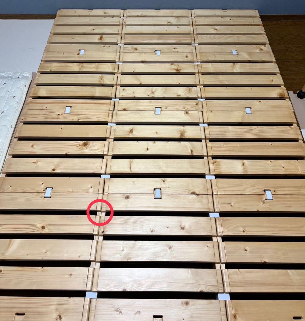 ベルメゾン パレット風ベッド 12枚（ダブルベッド）