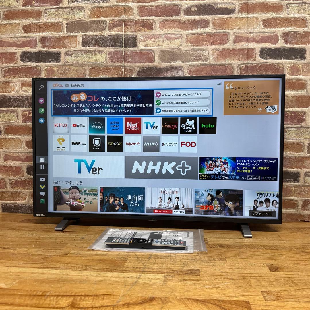 2023年製！ 東芝 40V型 液晶テレビ 40V34 REGZA 動画アプリ○