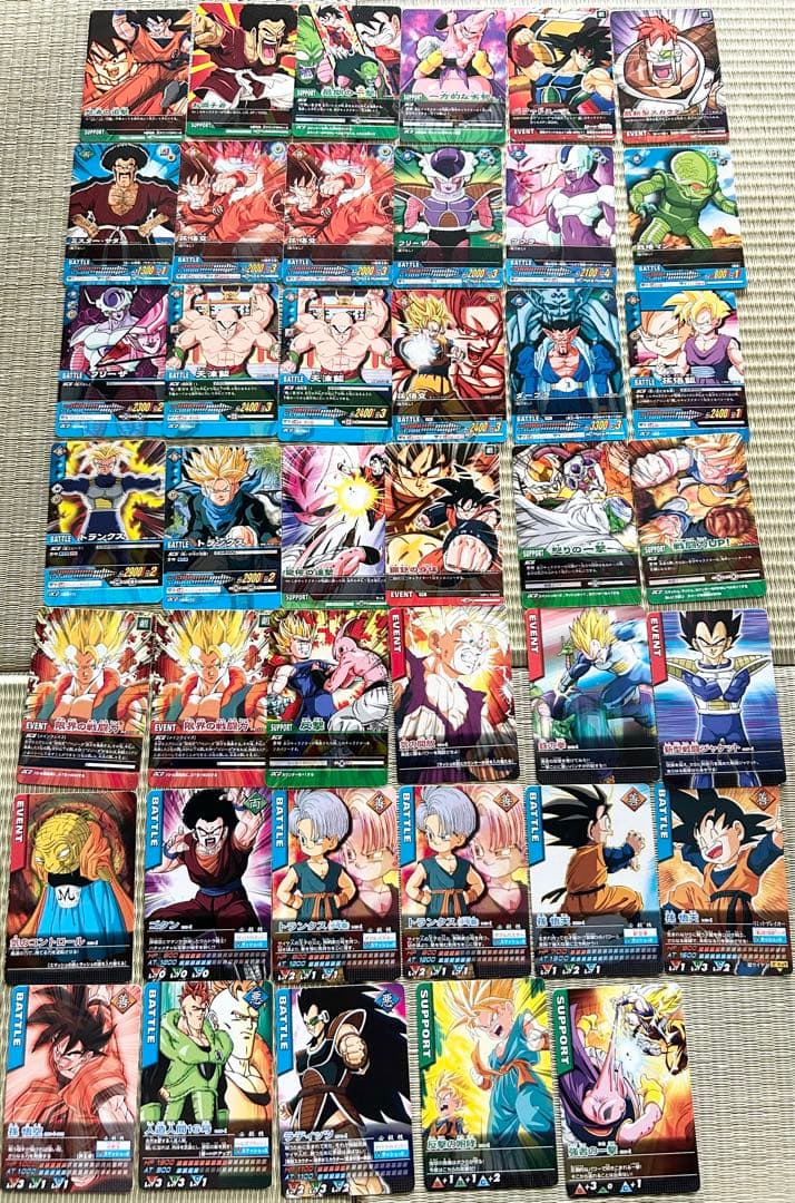 ドラゴンボールカードまとめ売り　キラ28枚　ノーマル80枚