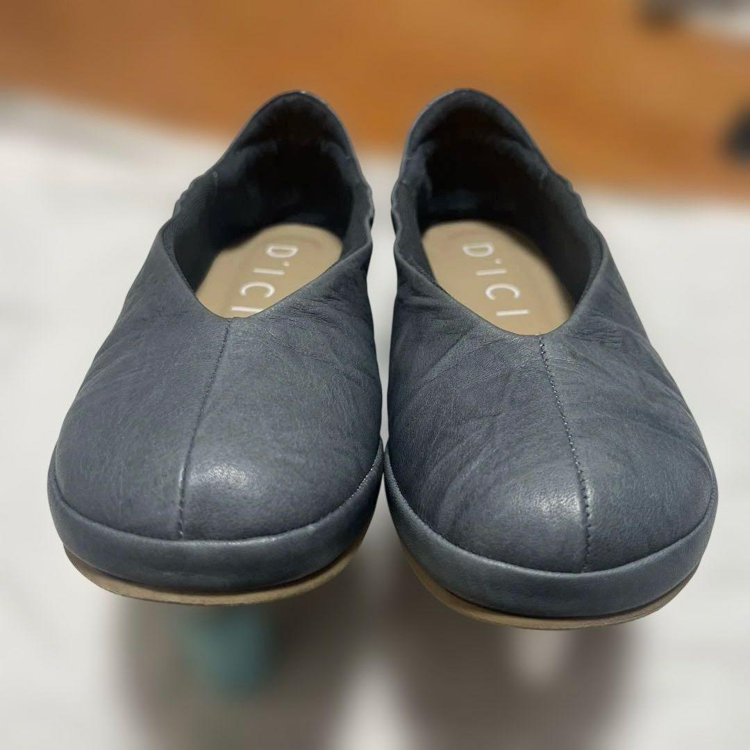 【ほぼ未使用】MODE ET JACOMO D'ICI Vカットフラットパンプス