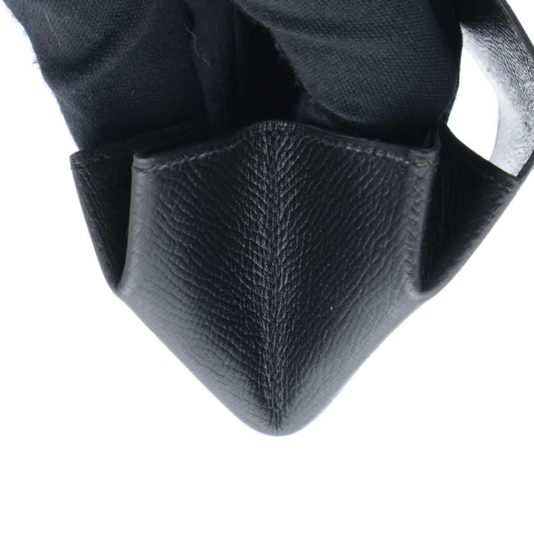 【超極美品】HERMES ルヴァンキャトル　エプソン　黒　ケース　小銭入れ