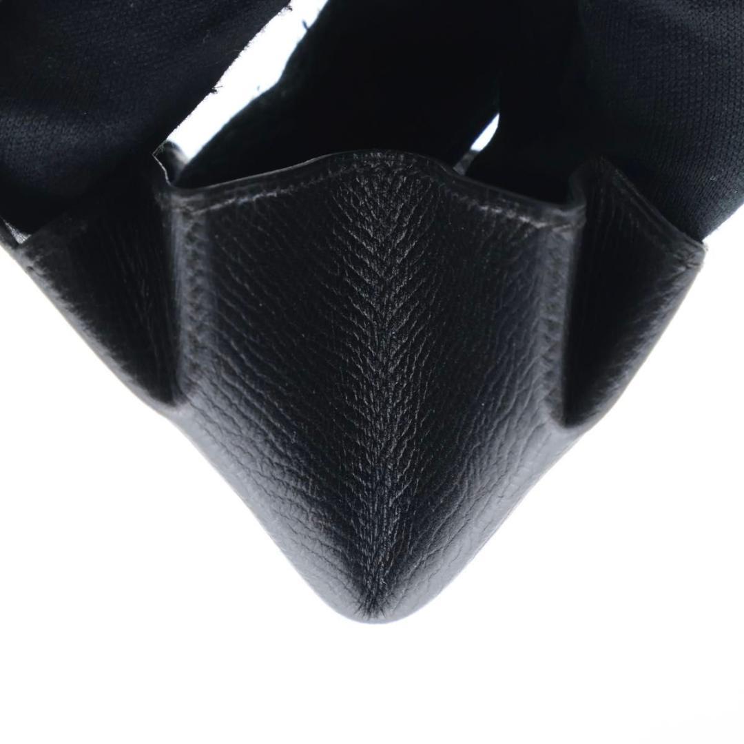 【超極美品】HERMES ルヴァンキャトル　エプソン　黒　ケース　小銭入れ