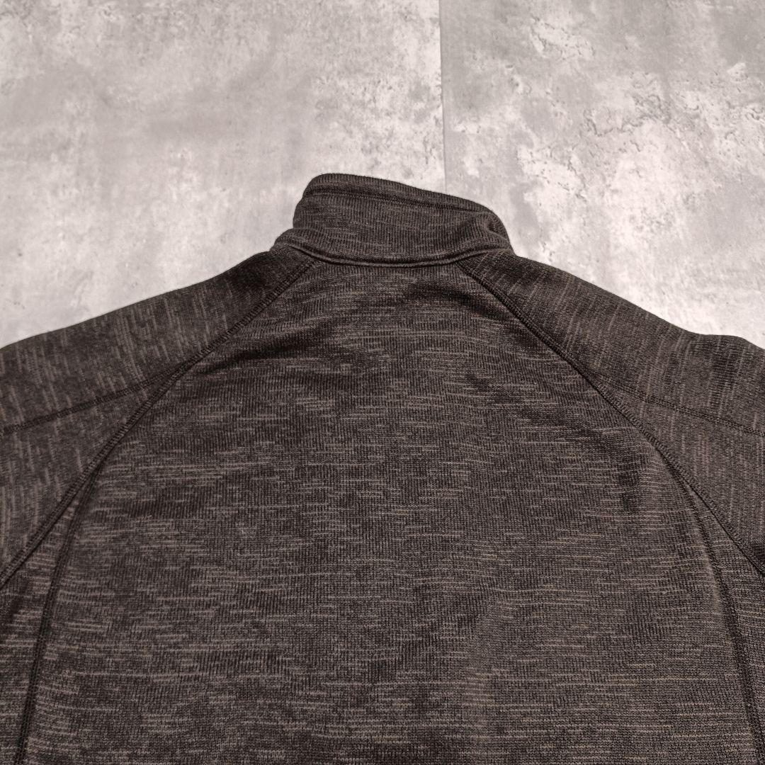 希少カラー patagonia ベターセーター フリース ハーフジップ 茶 M