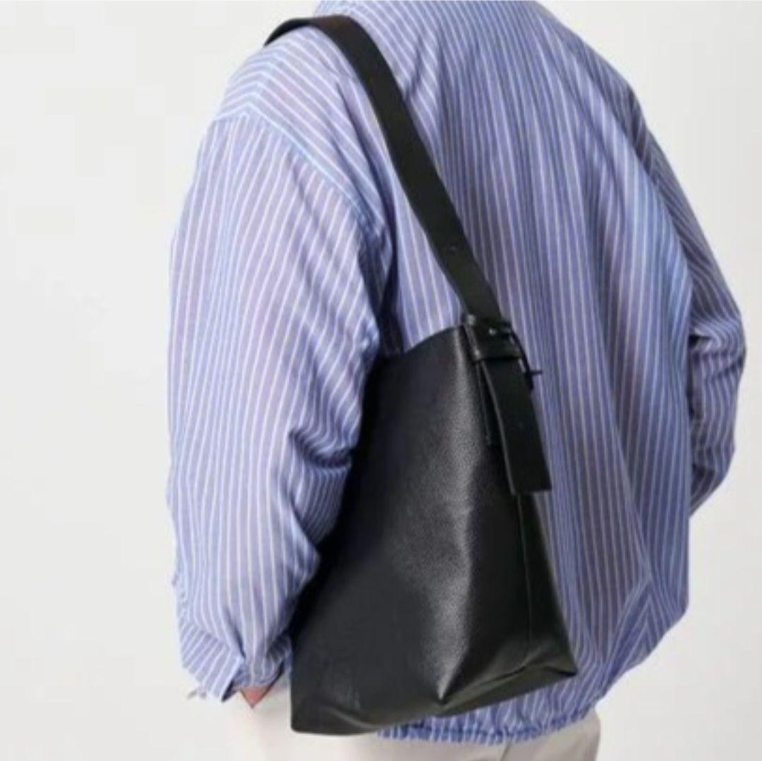 極美品✨BEAUTY&YOUTH LAUNIQA　レザー トートバッグ ブラック