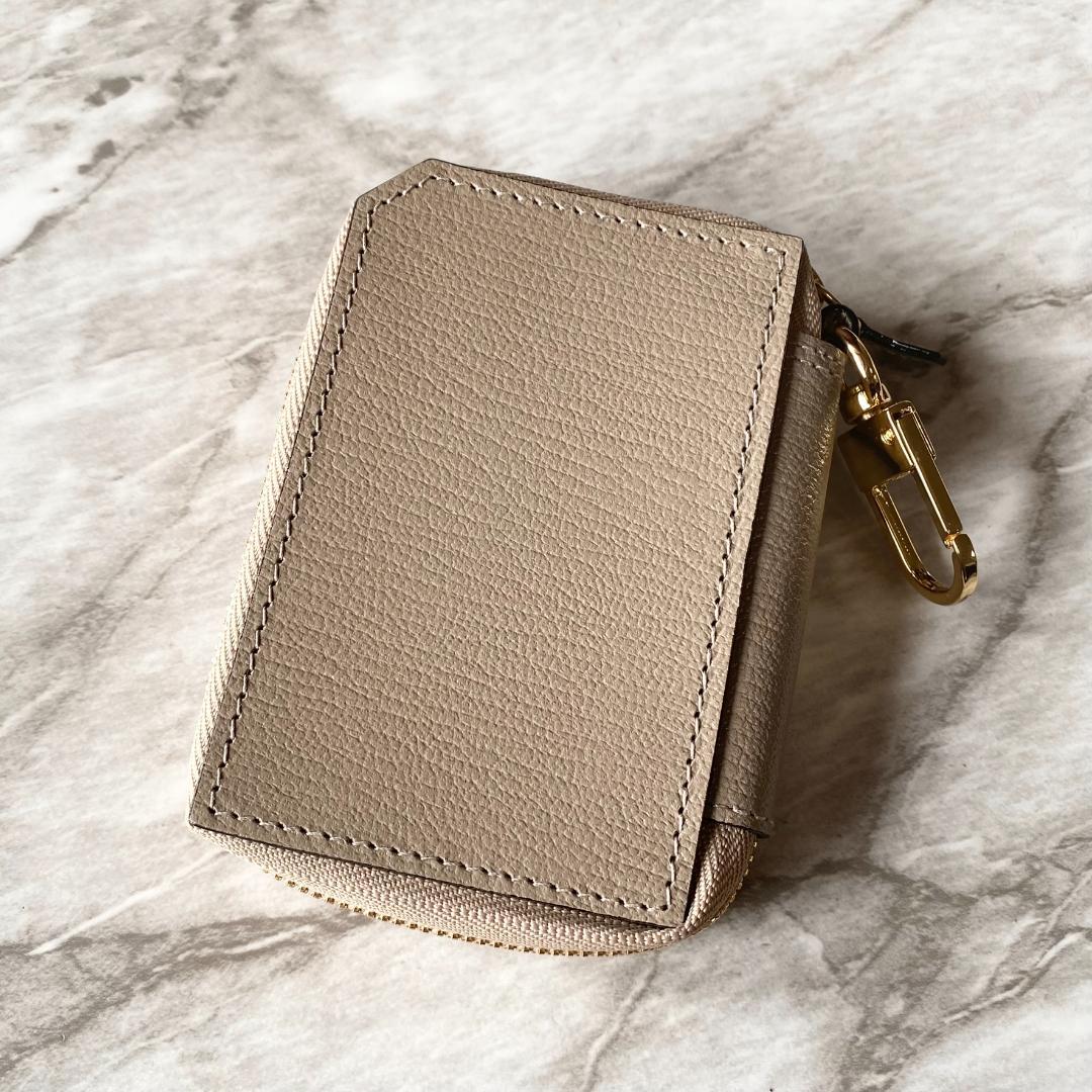 2296【新品 ラルコバレーノ】キーケース★鍵入れ★カードキー★レザー★ピンク★