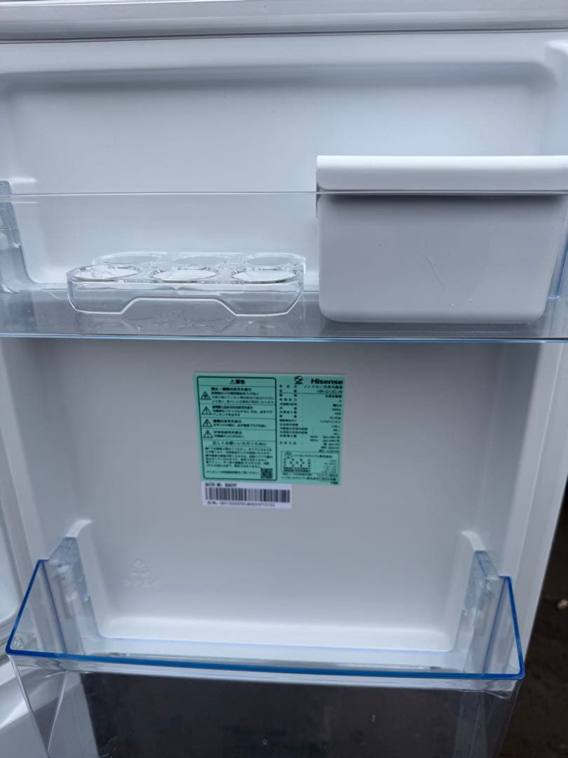 ◆Hisense 冷蔵庫 HR-G13C-W 2024年式