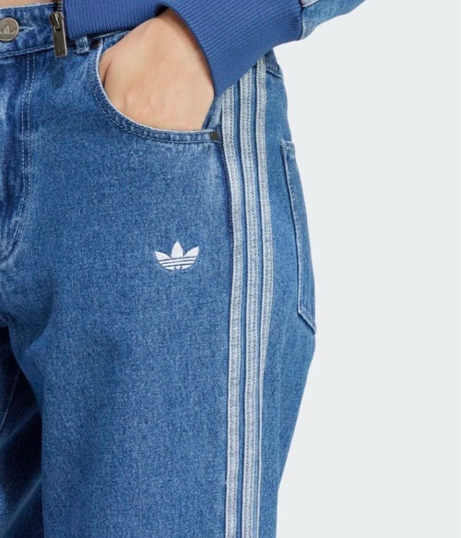 デニム スリーストライプス トラックパンツ アディダス オリジナルス 25