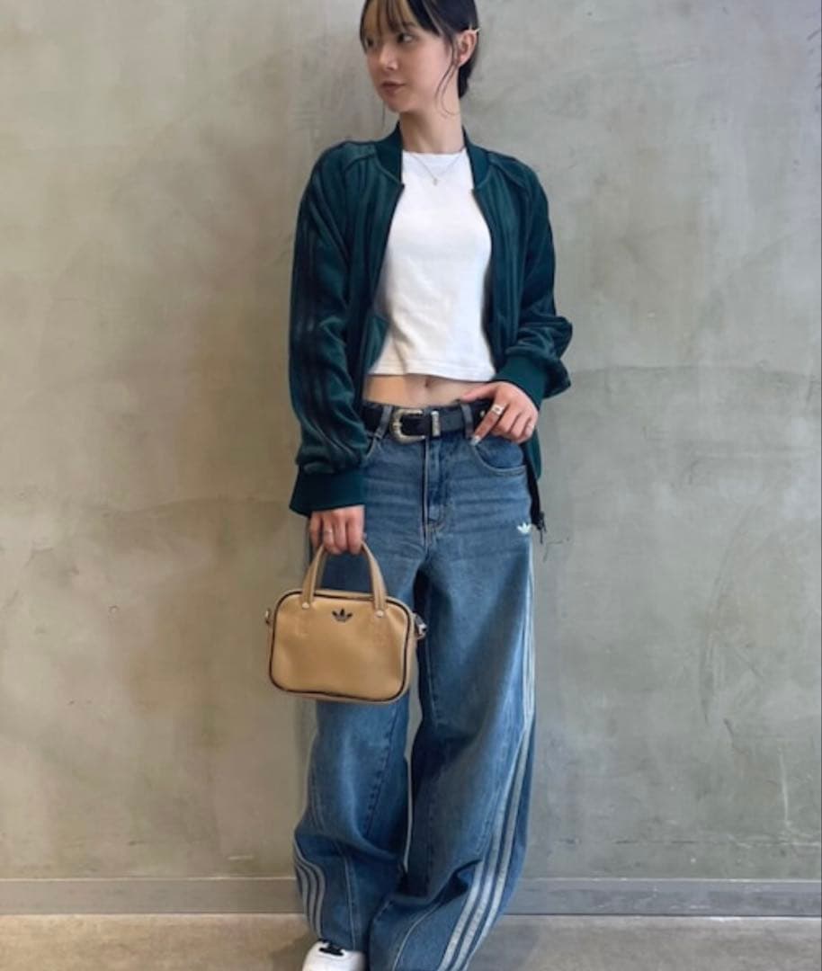 デニム スリーストライプス トラックパンツ アディダス オリジナルス 25