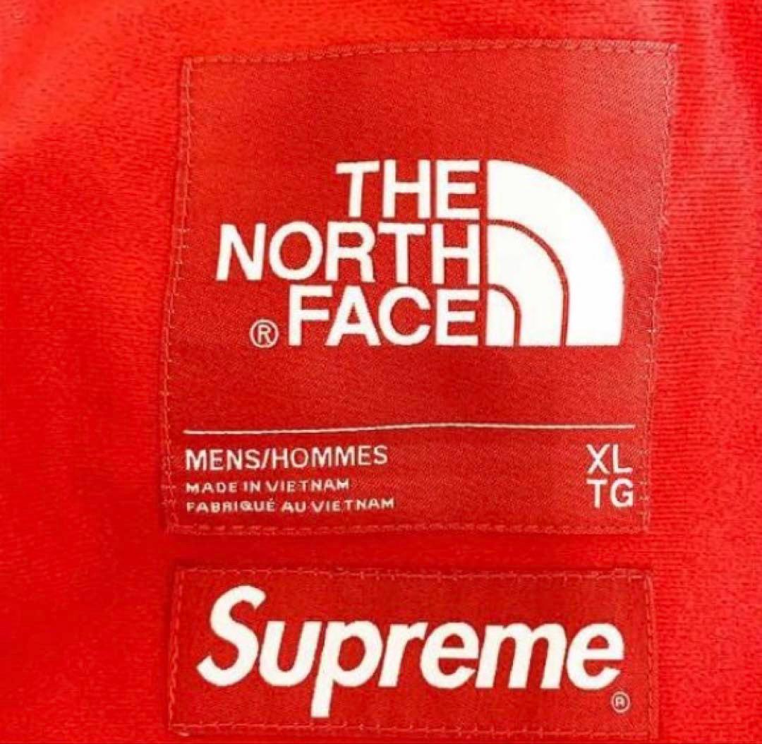 【美品】シュプリーム×ザ ノースフェイス スタッズ マウンテンジャケット 赤