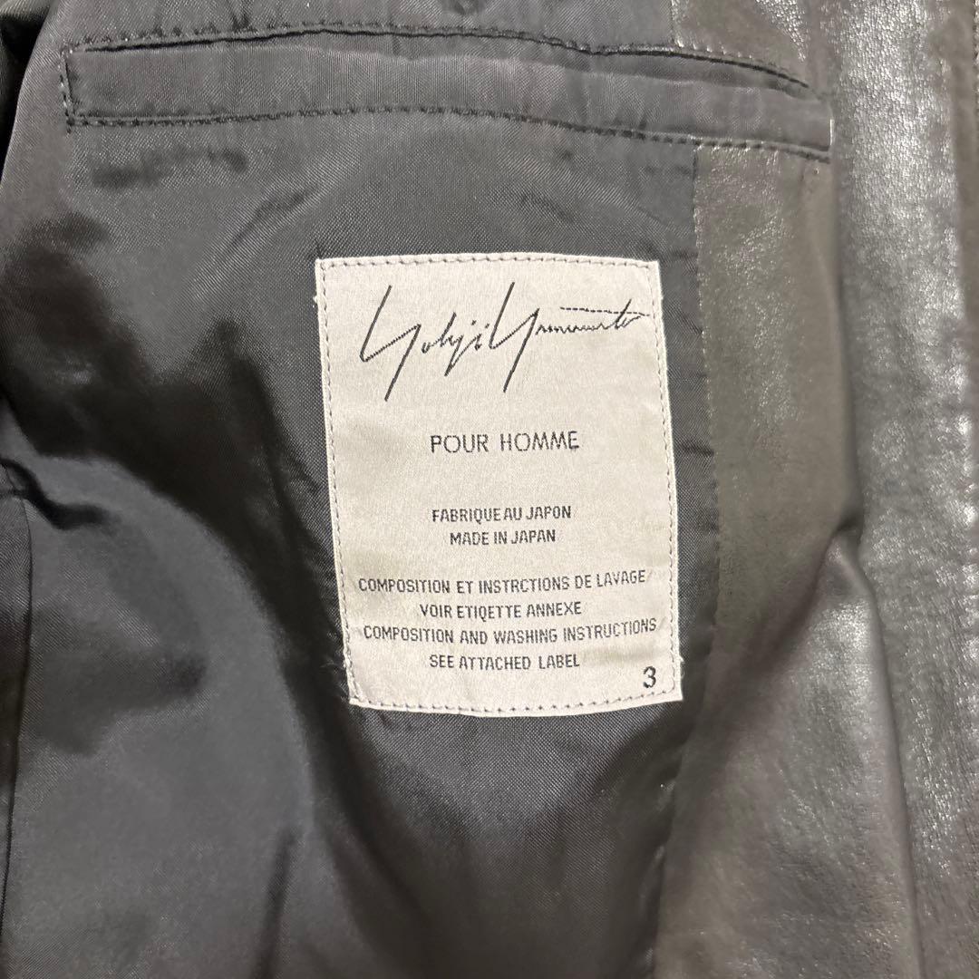 ジャケット・アウター 00s yohji yamamoto lamb lether jacket