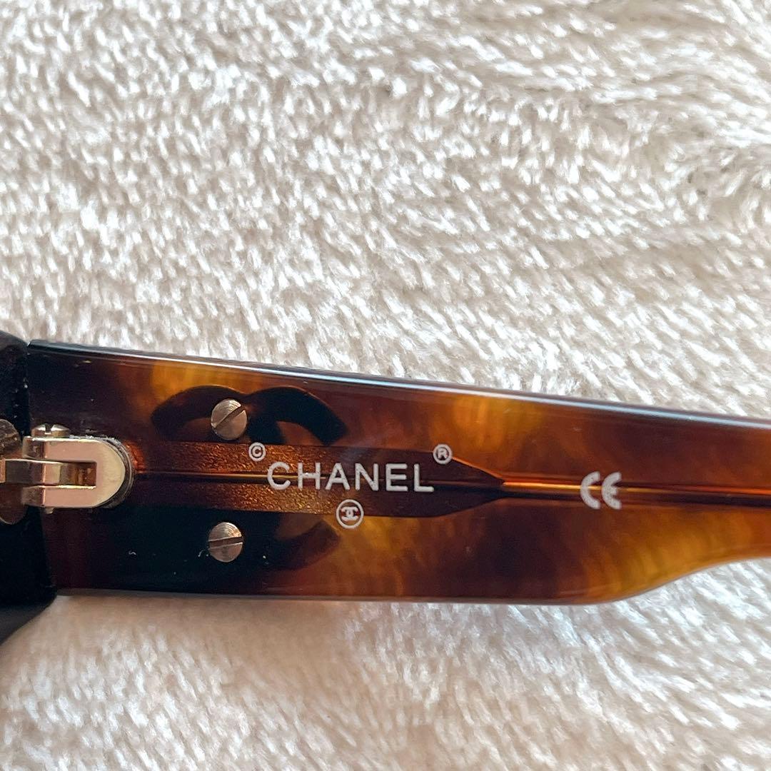 MM6050♦︎CHANEL サングラス♦︎ロゴ♦︎ブラウン♦︎レディース