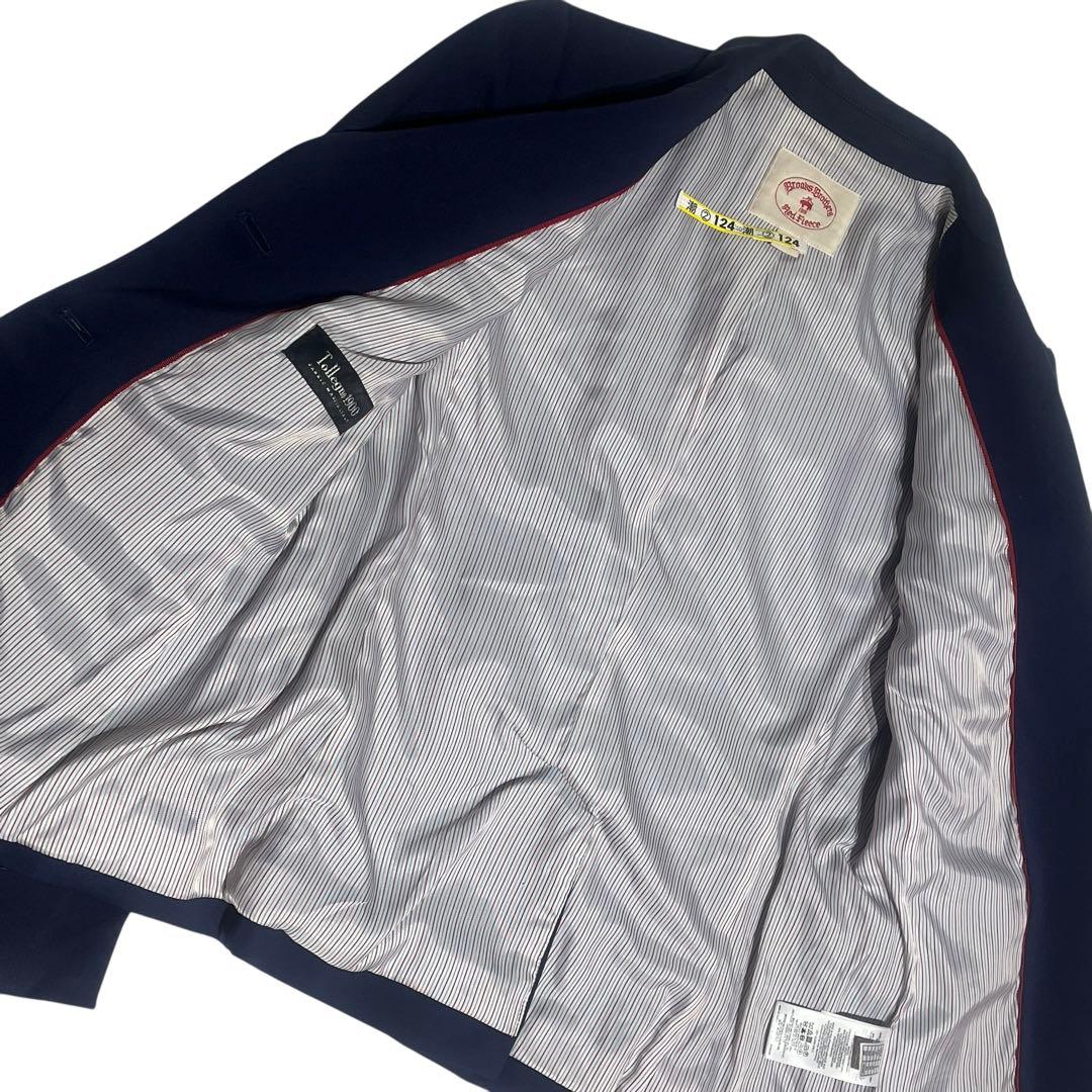 【高級・極美品】ブルックスブラザーズ ネイビースーツ イタリア生地