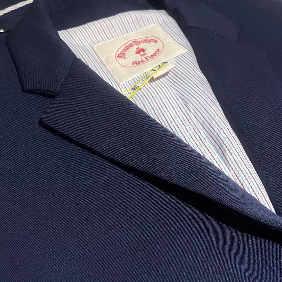 【高級・極美品】ブルックスブラザーズ ネイビースーツ イタリア生地
