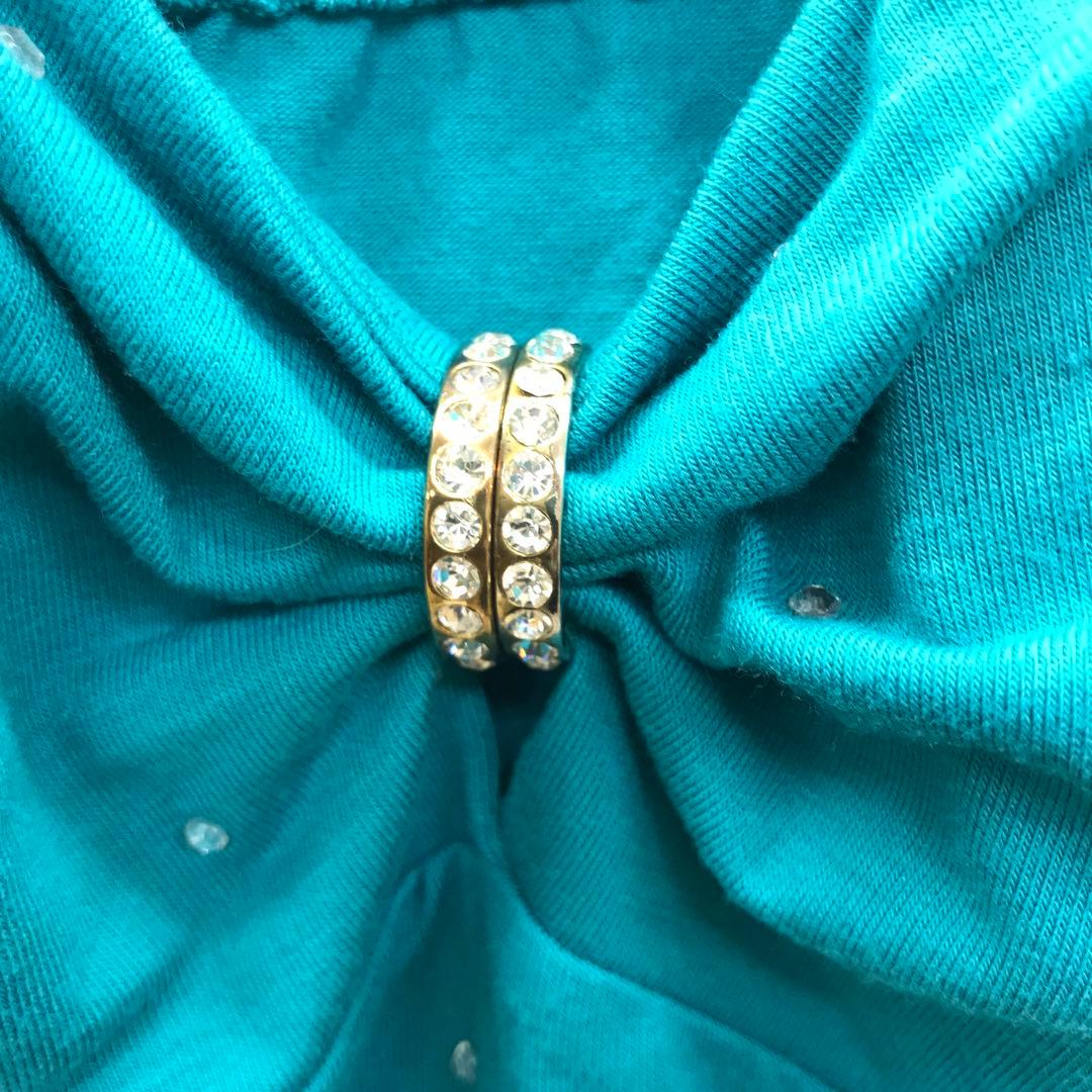 Y2K 平成 ギャル 古着 CECIL Mc BEE ラインストーンドットキャミ